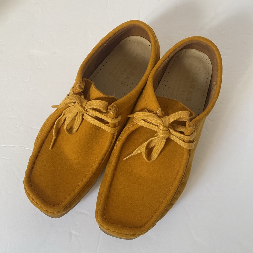 Clarks Wallabee lace ups size 8 US Men’s used once in pristine condition - Picture 5 of 16